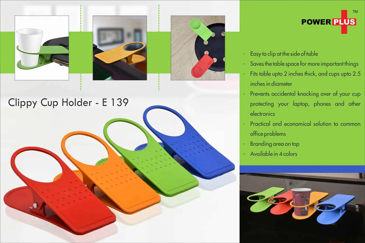 Clippy cup holder