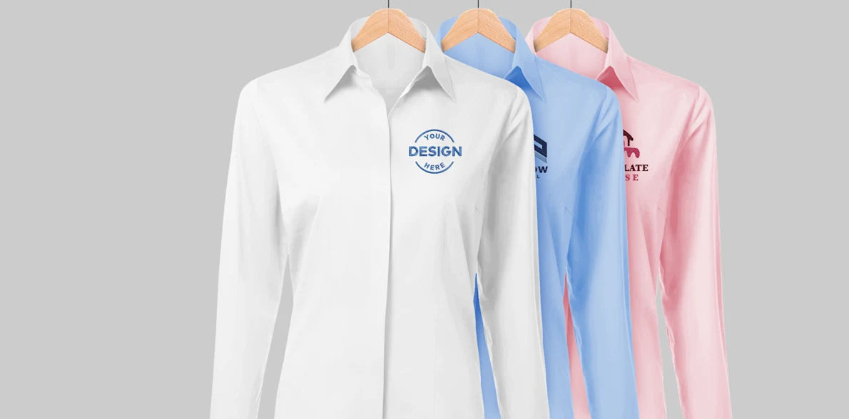 Women's Embroidered Dress Shirts