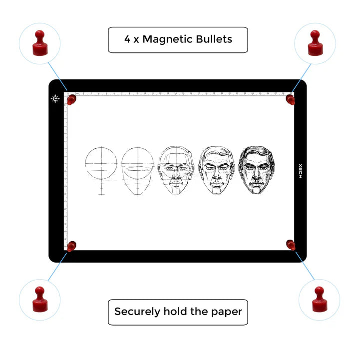 XECH X-Board Magnetic A4 Size