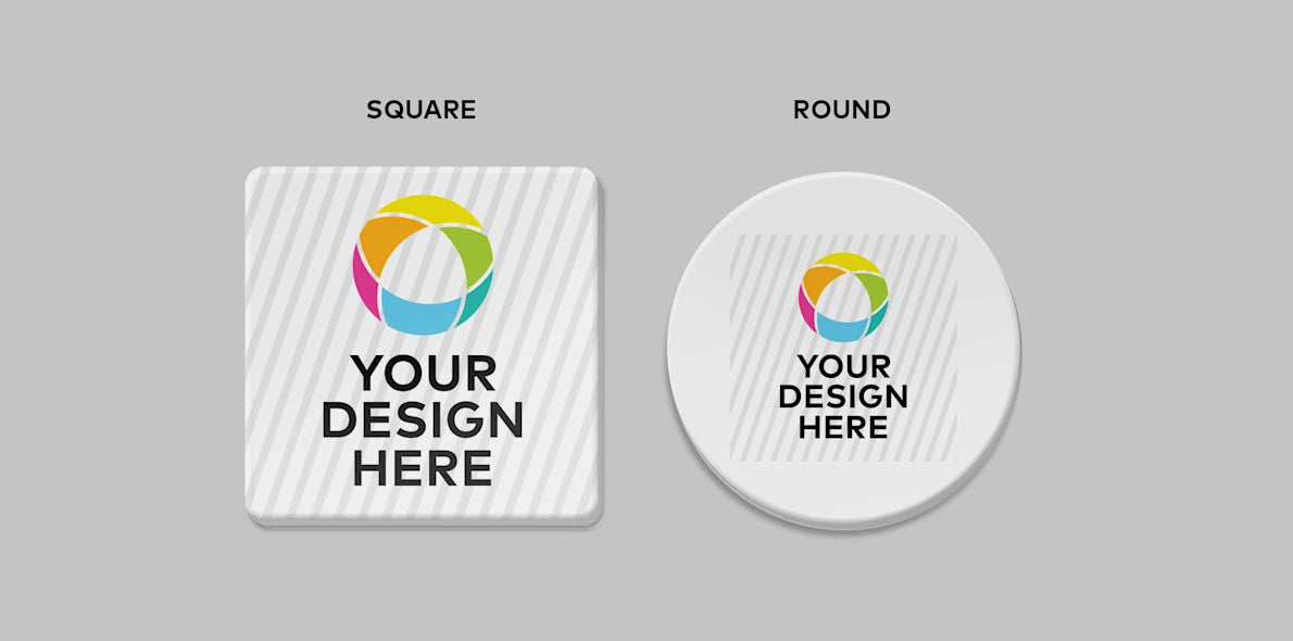 Custom Printed Acrylic Coasters