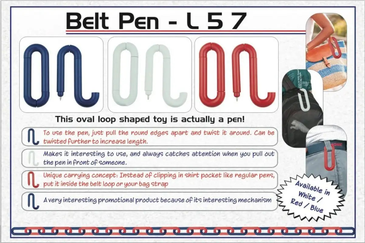 Belt pen
