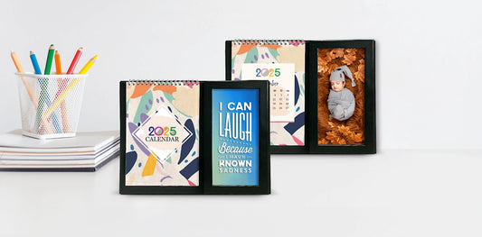 Desk Calendar with Photo Frame