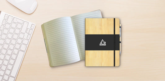 Wooden Diary with Pen