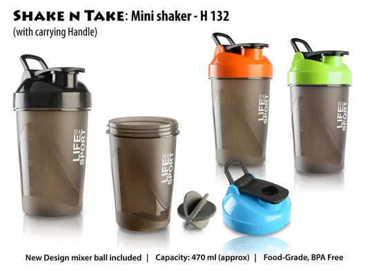 Shake n Take: Mini shaker with Handle (with box)