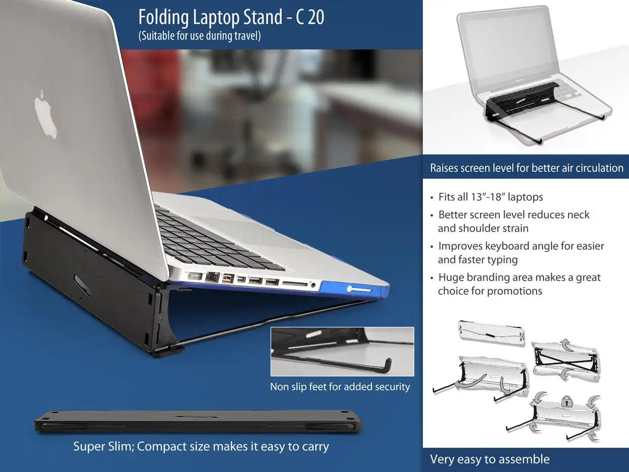 Folding laptop stand (suitable for travelling)