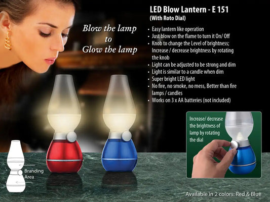Blow lantern with roto dial (compact size)