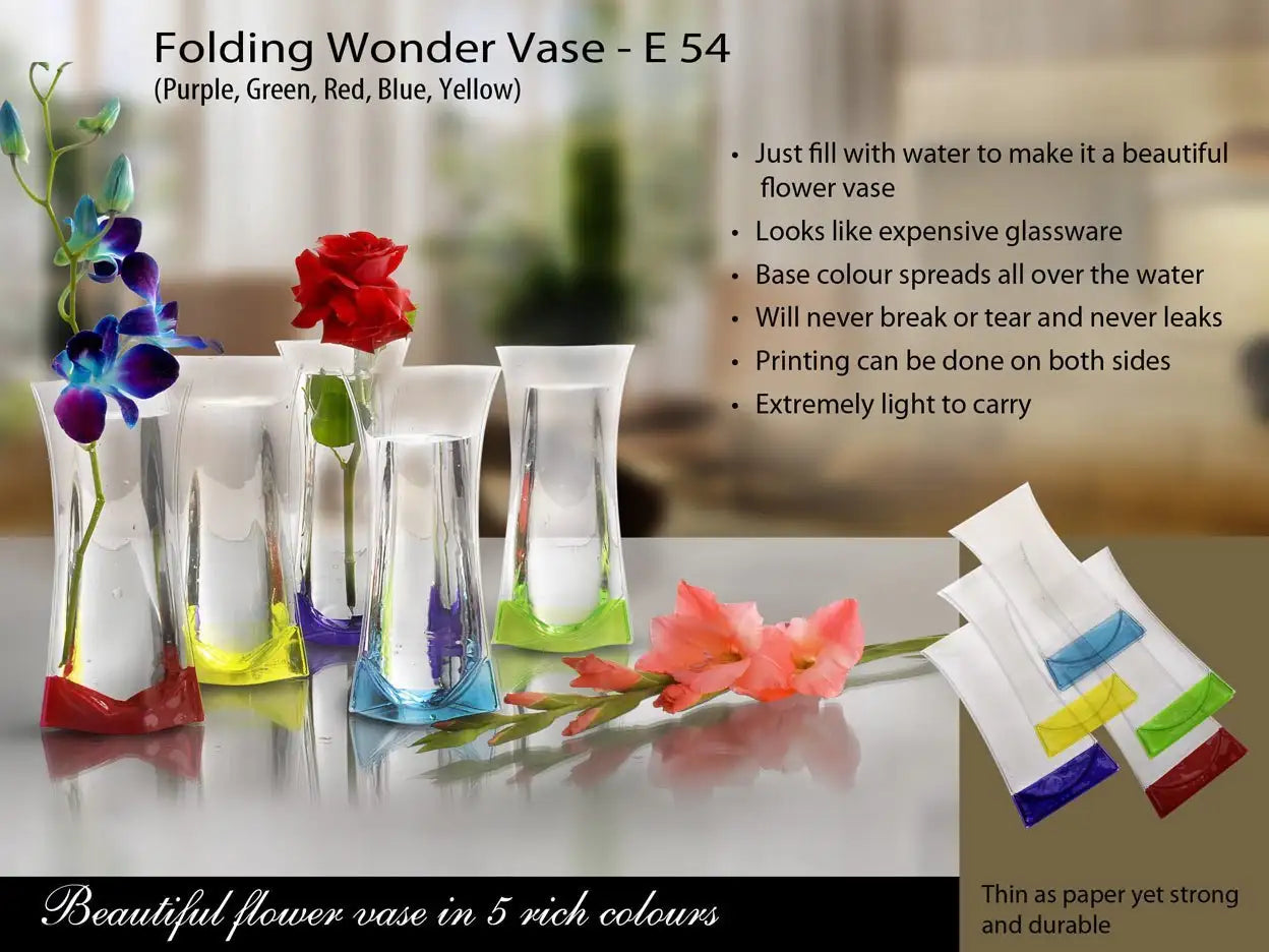 Folding Wonder Vase (Unbreakable, Leakproof, Easy to carry)