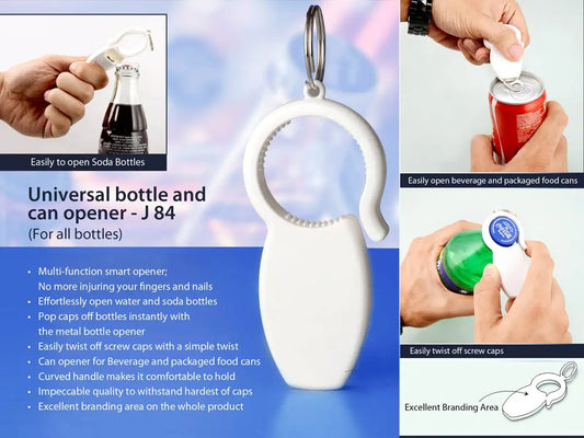 Universal bottle and can opener: For all bottles
