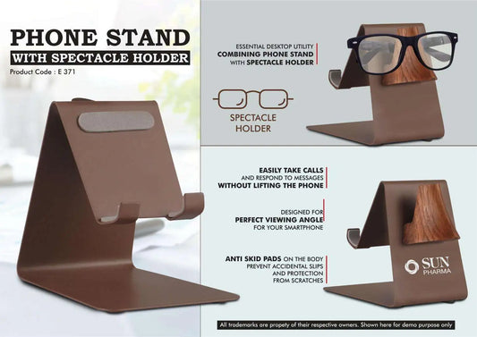 Phone stand with Spectacle holder | Perfect for glasses & goggles